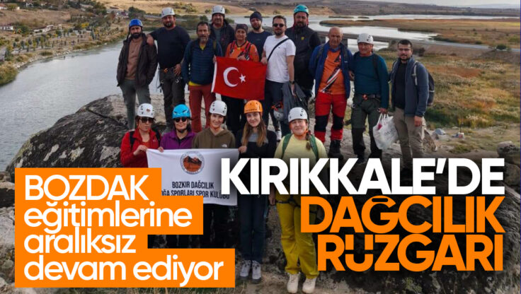 Kırıkkale’de Dağcılık Rüzgarı: Bozkır Dağcılık Kulübü Eğitimlerine Aralıksız Devam Ediyor