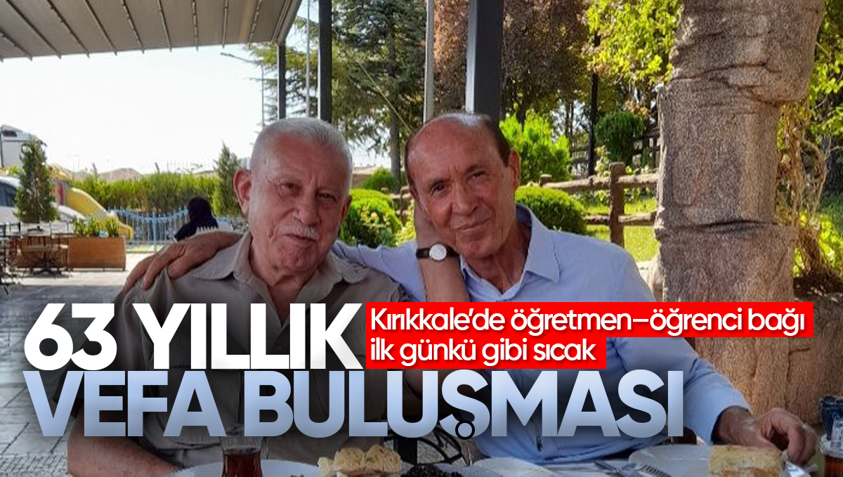 Kırıkkale’de 63 Yıllık Vefa Buluşması: Öğretmen–Öğrenci Bağı İlk Günkü Gibi Sıcak
