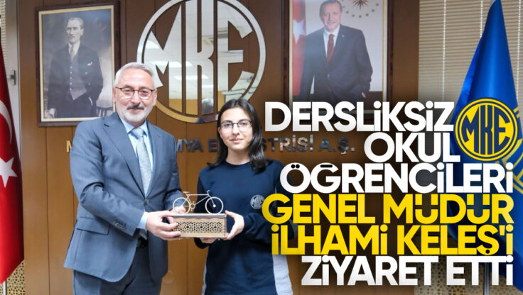 MKE Kırıkkale Mühimmat Fabrikası’nda Eğitim Gören Öğrencilerden Genel Müdür İlhami Keleş’e Ziyaret