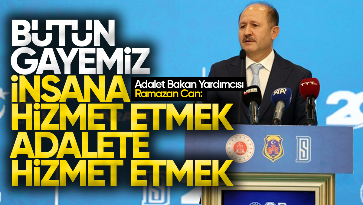 Adalet Bakan Yardımcısı Ramazan Can Türk Denetimli Serbestlik Sistemi’nin 20. Yıl Kongresi’nde Konuştu