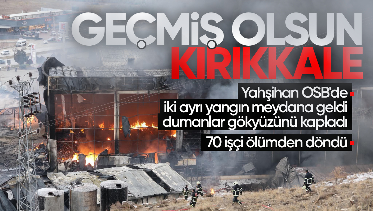 Geçmiş Olsun Kırıkkale! OSB’de İki Ayrı Yangın Meydana Geldi Dumanlar Gökyüzünü Kapladı