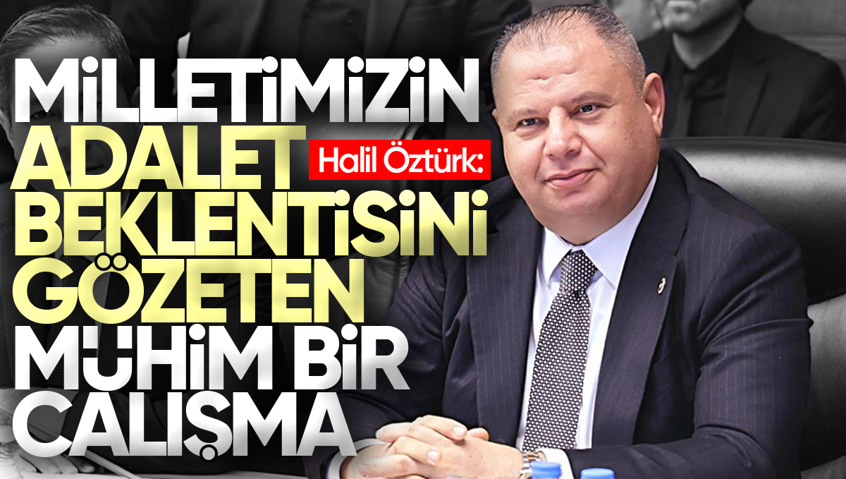 Halil Öztürk, Türk Ceza Kanunu ile Bazı Kanunlarda Değişiklik Yapılmasına Dair Kanun Teklifi Hakkında TBMM’de Konuştu
