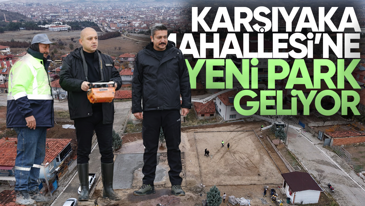 Kırıkkale Karşıyaka Mahallesi’ne Yeni Park Projesinde Çalışmalar Sürüyor
