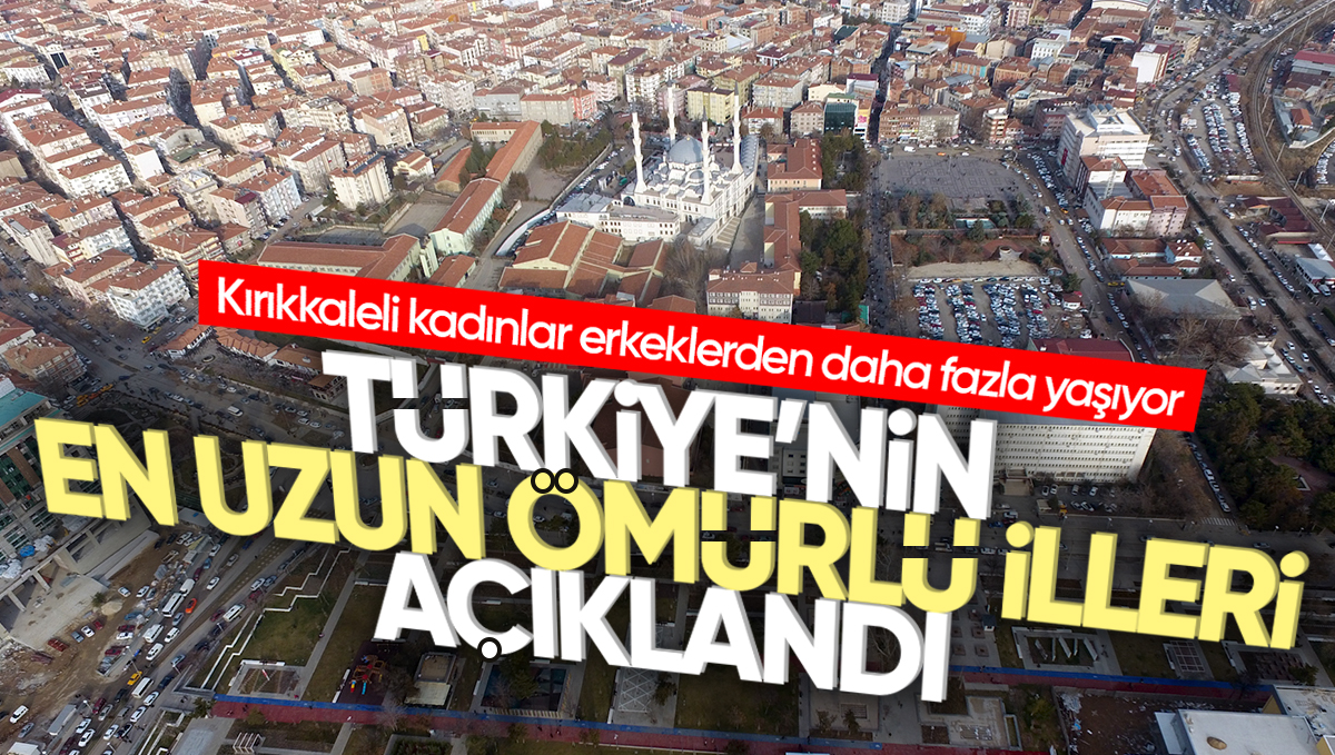 Türkiye’nin En Uzun Ömürlü İlleri Açıklandı! Kırıkkale’li Kadınların Ömrü Türkiye Ortalamasını Geçti