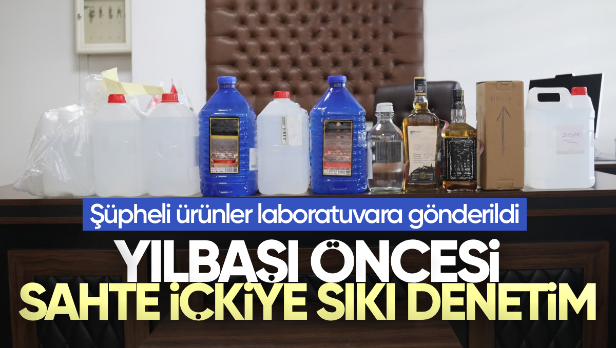 Kırıkkale’de Yılbaşı Öncesi Sahte İçkiye Sıkı Denetim: Şüpheli Ürünler Laboratuvara Gönderildi