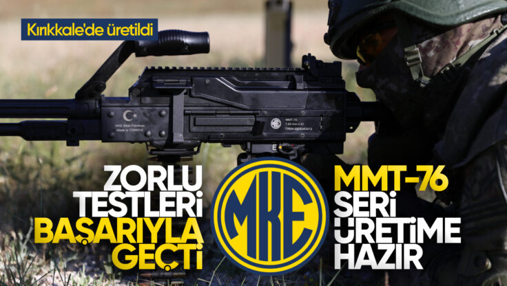 Kırıkkale’de Üretildi, Zorlu Testleri Başarıyla Geçen: MKE Modern Makineli Tüfek (MMT) Seri Üretime Hazır