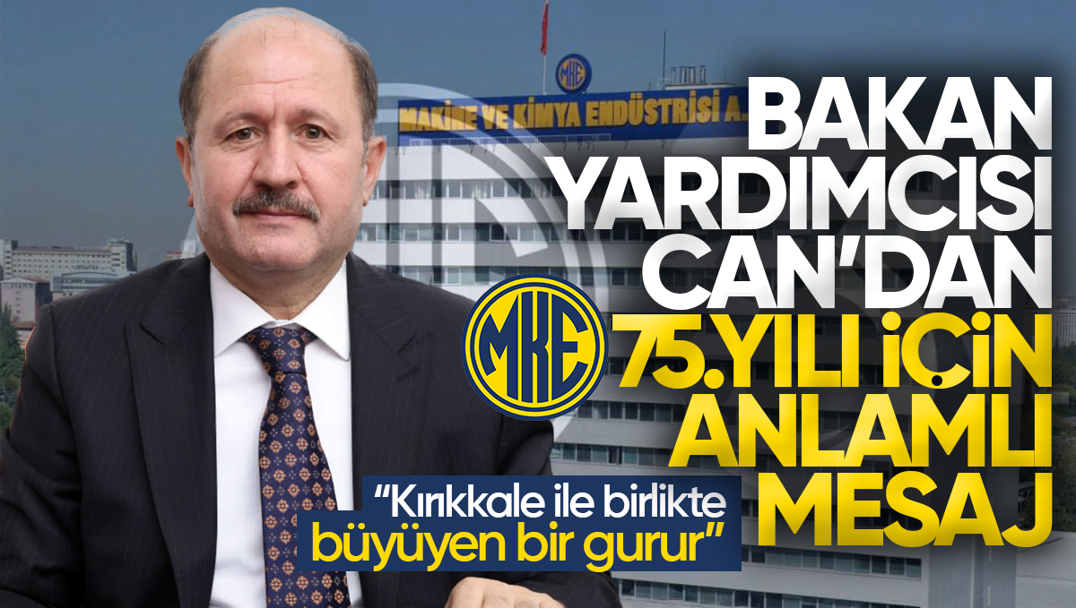 Ramazan Can’dan MKE’nin 75. Yılına Anlamlı Mesaj: ‘Kırıkkale İle Birlikte Büyüyen Bir Gurur’