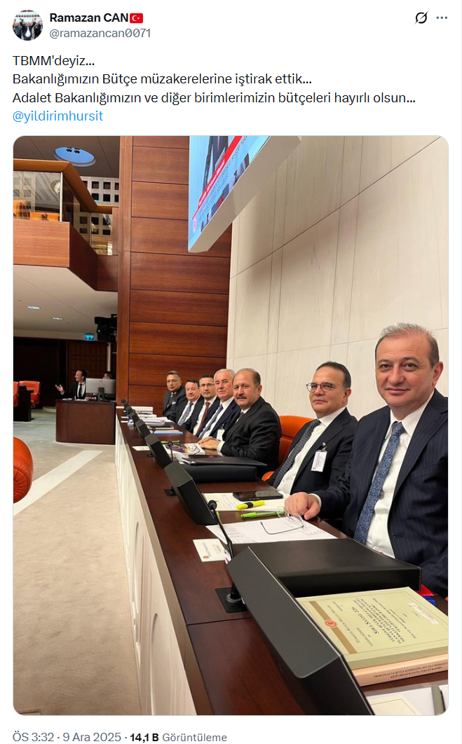 Ramazan Can, TBMM'de Adalet Bakanlığı Bütçe Görüşmelerinde 1 ramazan can tbmm 1