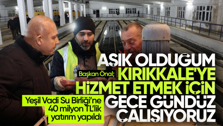 Kırıkkale Belediye Başkanı Ahmet Önal Gazetecilerle Yeşil Vadi Su Birliği Arıtma Tesisini İnceledi