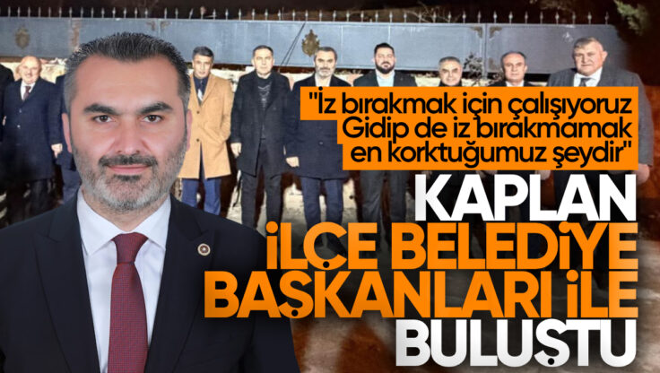 AK Parti Kırıkkale Milletvekili Mustafa Kaplan İlçe Belediye Başkanları İle Buluştu