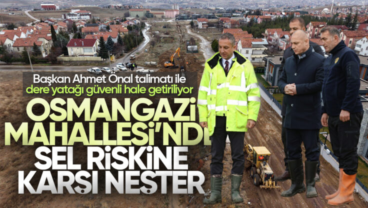 Kırıkkale Osmangazi Mahallesi’nde Sel Riskine Neşter: Dere Yatağı Güvenli Hale Getiriliyor