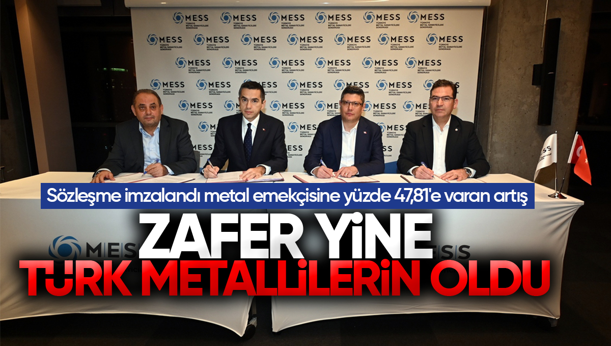 Türk Metal’den Tarihi Sözleşme: Metal Emekçisine Yüzde 47,81’e Varan Artış