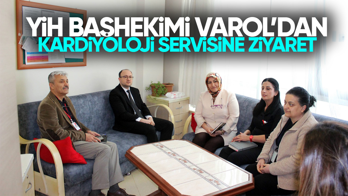 Kırıkkale Yüksek İhtisas Başhekimi Hakan Varol’dan Kardiyoloji Servisine Yerinde İnceleme