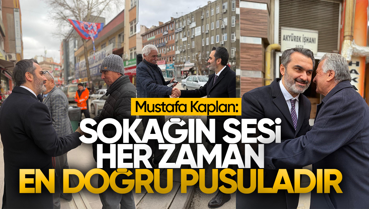 Mustafa Kaplan Zafer Caddesi’nde Vatandaşlarla Bir Araya Geldi