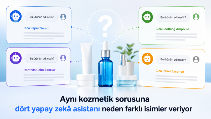 Aynı kozmetik sorusuna dört yapay zekâ asistanı neden farklı isimler veriyor