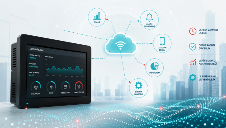 Aselsan OED Ekranlı modelde IoT durum takibi: uzaktan izlenen veriler ve kurumsal karşılığı