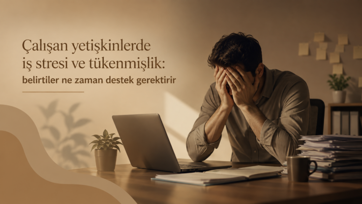 Çalışan yetişkinlerde iş stresi ve tükenmişlik: belirtiler ne zaman destek gerektirir