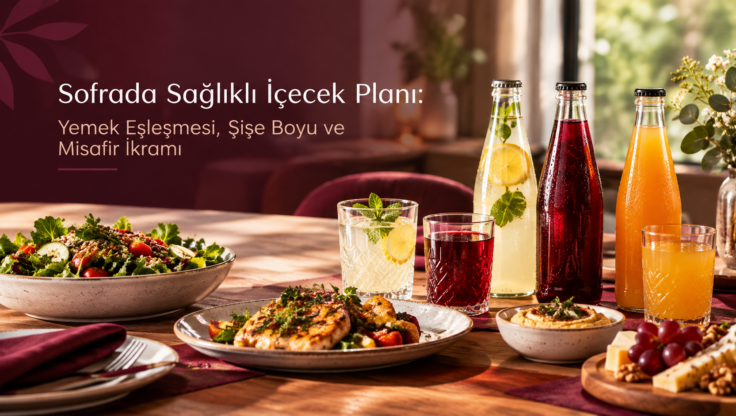 Sofrada Sağlıklı İçecek Planı: Yemek Eşleşmesi, Şişe Boyu ve Misafir İkramı