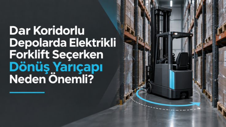 Dar Koridorlu Depolarda Elektrikli Forklift Seçerken Dönüş Yarıçapı Neden Önemli?