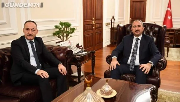 Başkan Saygılı’dan Adalet Bakanı Abdülhamit Gül’e Ziyaret