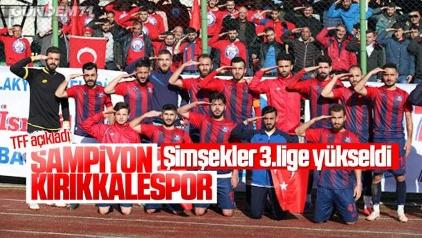 TFF Açıkladı; Kırıkkalespor 3.Ligde