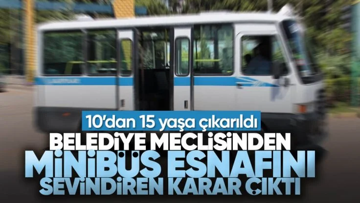 Kırıkkale Belediye Meclisinden Minibüs Esnafını Sevindiren Karar Çıktı