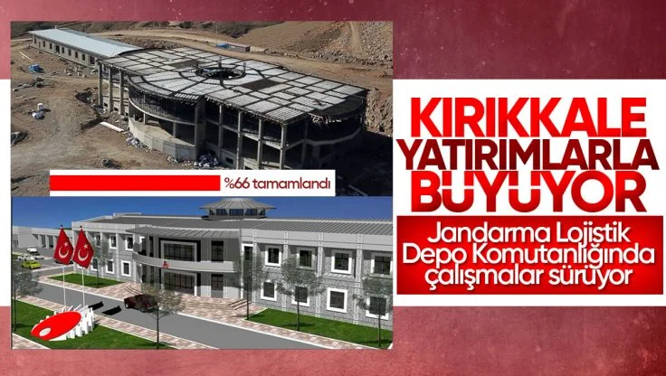 Kırıkkale Jandarma Lojistik Depo Komutanlığı Çalışmaları Sürüyor