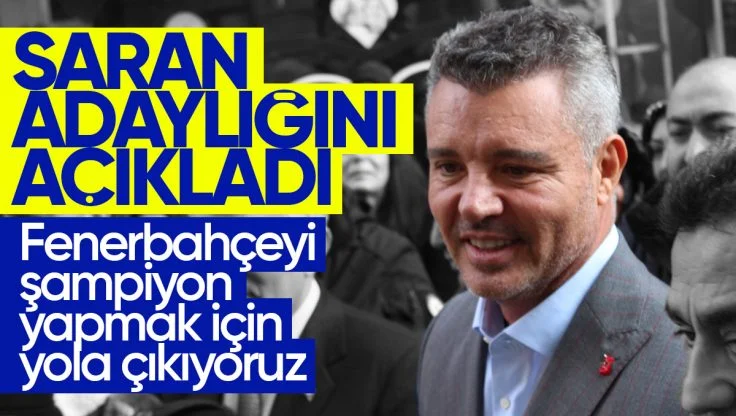 Kırıkkale’li İş Adamı Sadettin Saran Fenerbahçe Başkanlığına Adaylığını Resmen Duyurdu