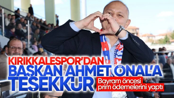 Ahmet Önal, Kırıkkalespor Futbolcularına Prim Sözünü Tuttu