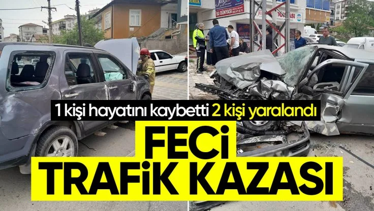 Kırıkkale’de Feci Trafik Kazası, Otomobil ile Cipin Çarpıştığı Kazada 1 Kişi Hayatını Kaybetti 2 Kişi Yaralandı